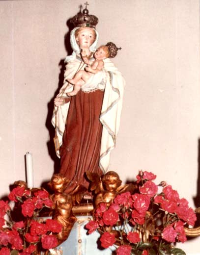 Statua della Madonna del Carmelo 