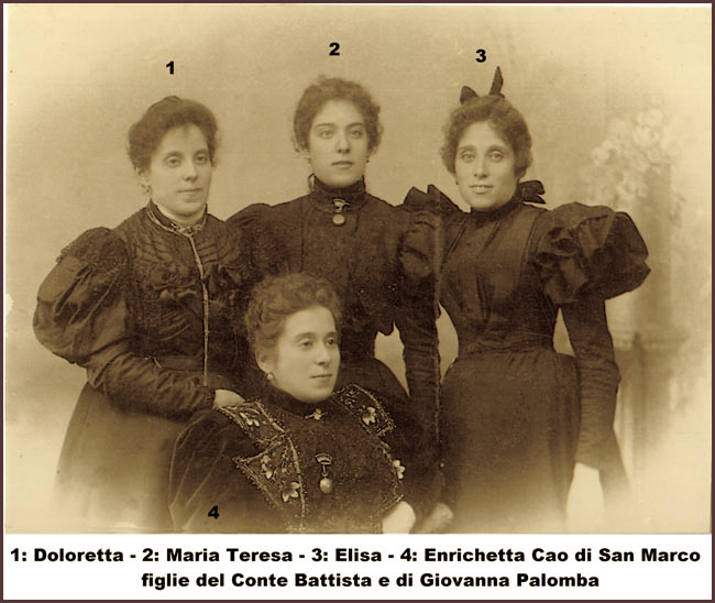 M.Teresa, Elisa, Doloretta ed Enrichetta Cao Palomba